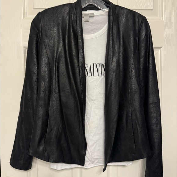 Barneys New York faux leather jacket - Picture 3 of 8